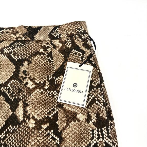 NEW - ALTUZARRA for Target women's pencil animal snake print size 8 - Picture 3 of 11